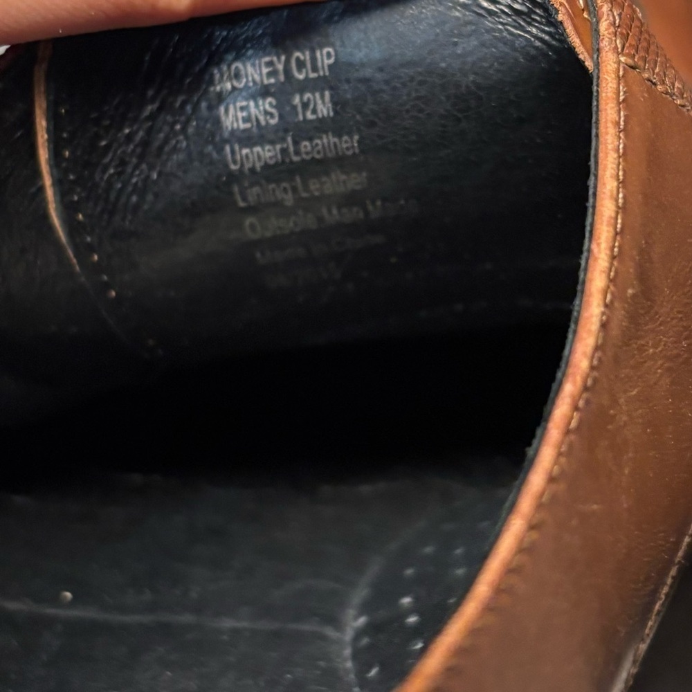 Kenneth Cole Tan Leather Oxfords - Picture 5 of 6